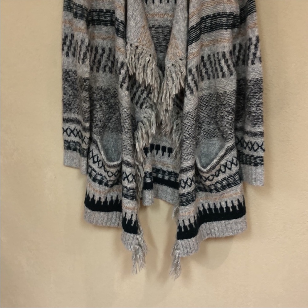 Cabi Multicolor Patterned Cardigan - image 4